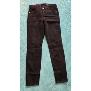 Simply Vera Vera Wang Black Skinny Mid-Rise Jeans Woman's Size 2 (26x29)